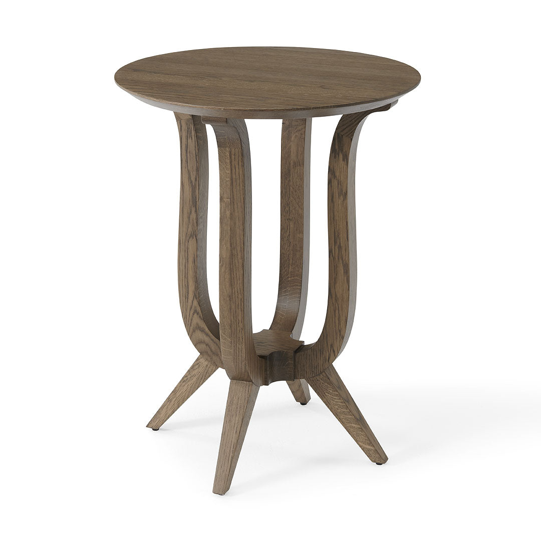 Imperial Deco Modern solid White Oak End Table