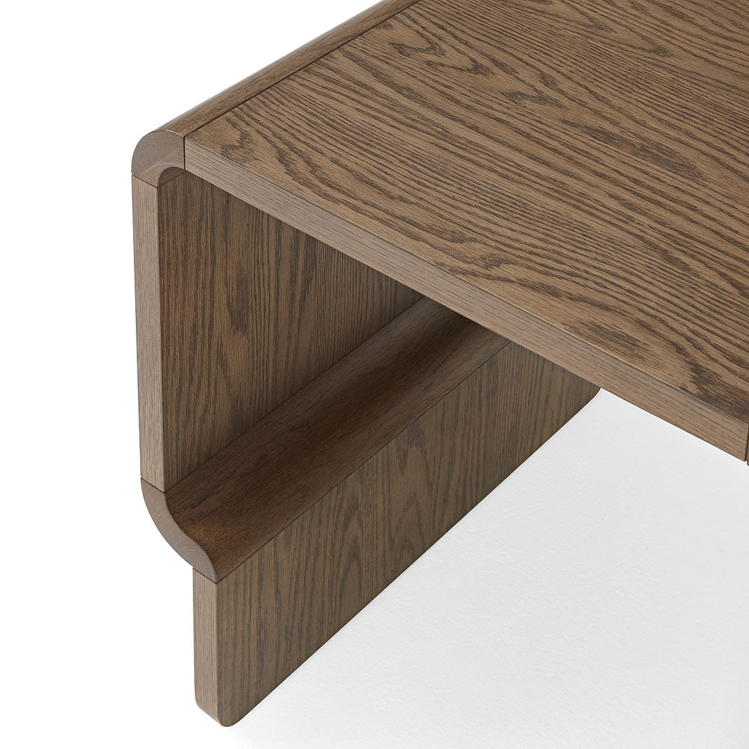 ORU modern Solid white oak end table