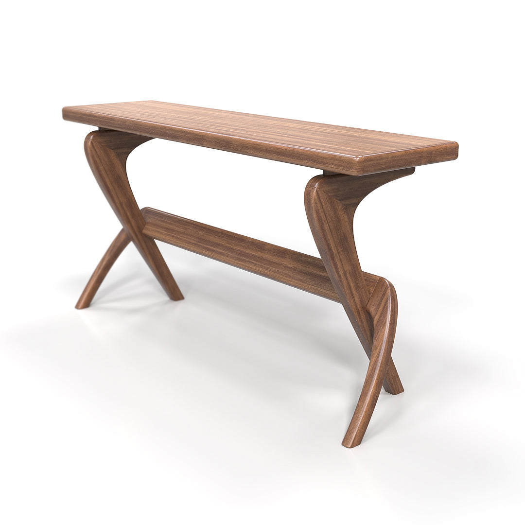 Max 33 solid Walnut Console Table
