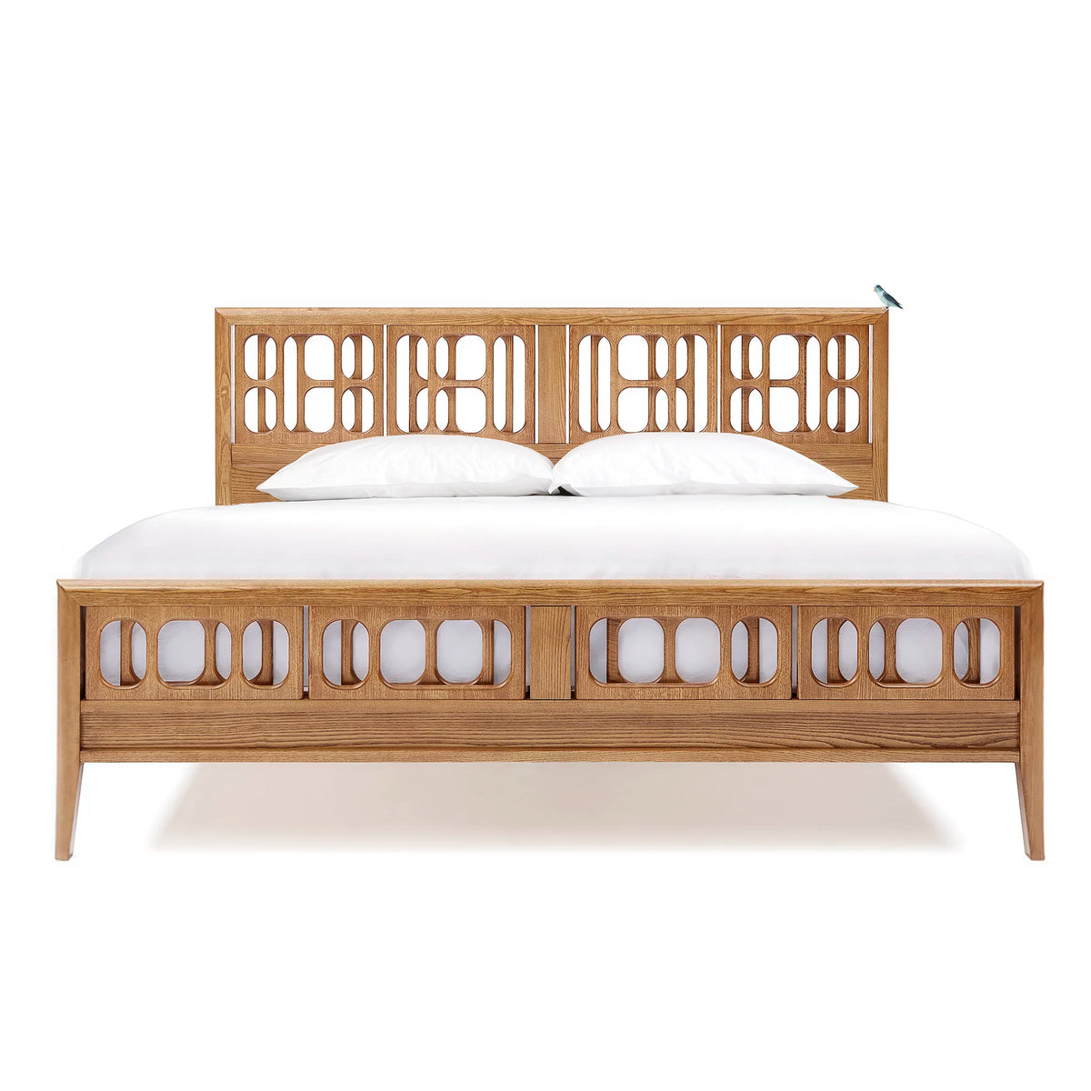 NOR Bed – Solid Oak