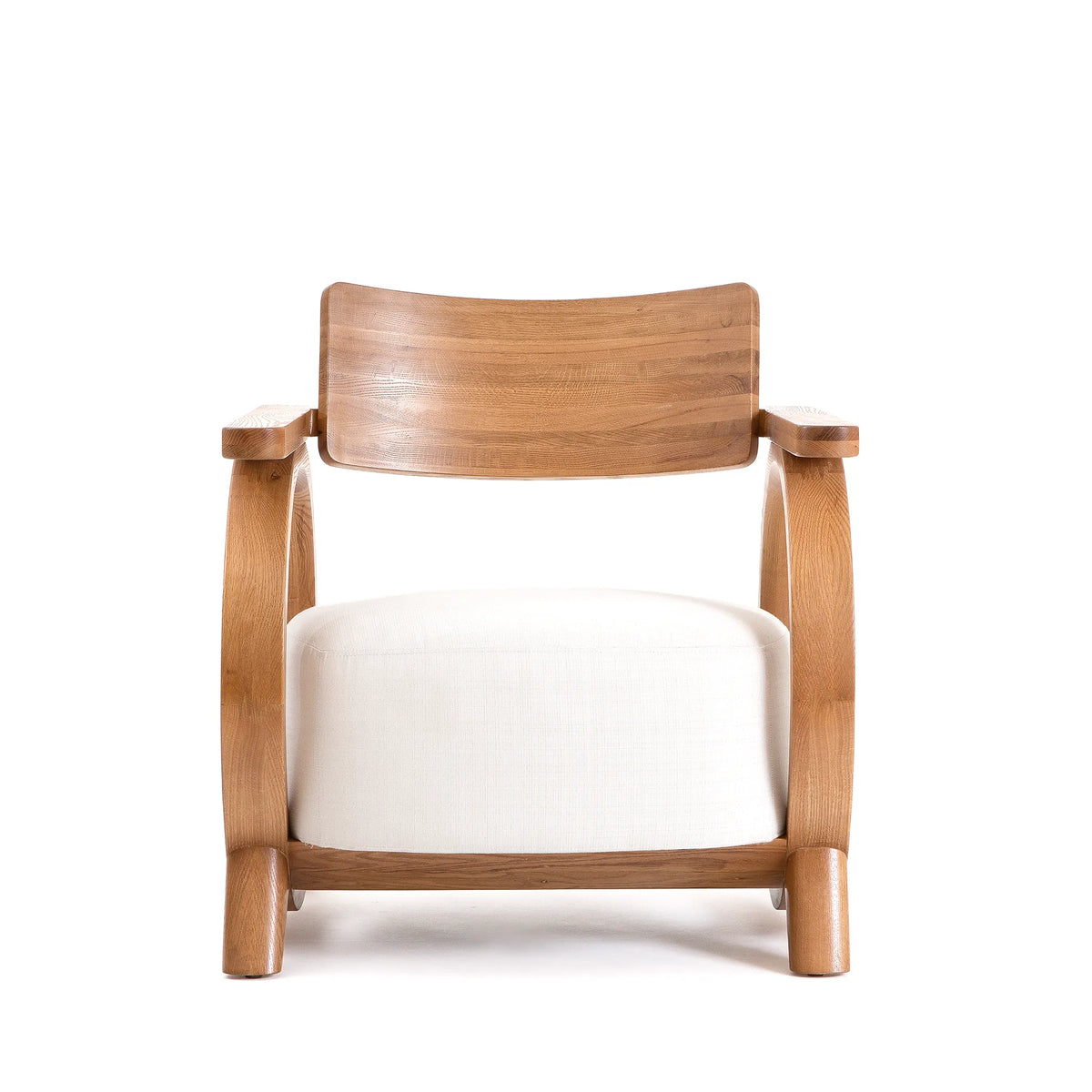 El Tiempo Lounge Chair – Sculpted Solid Oak Lounge Seating