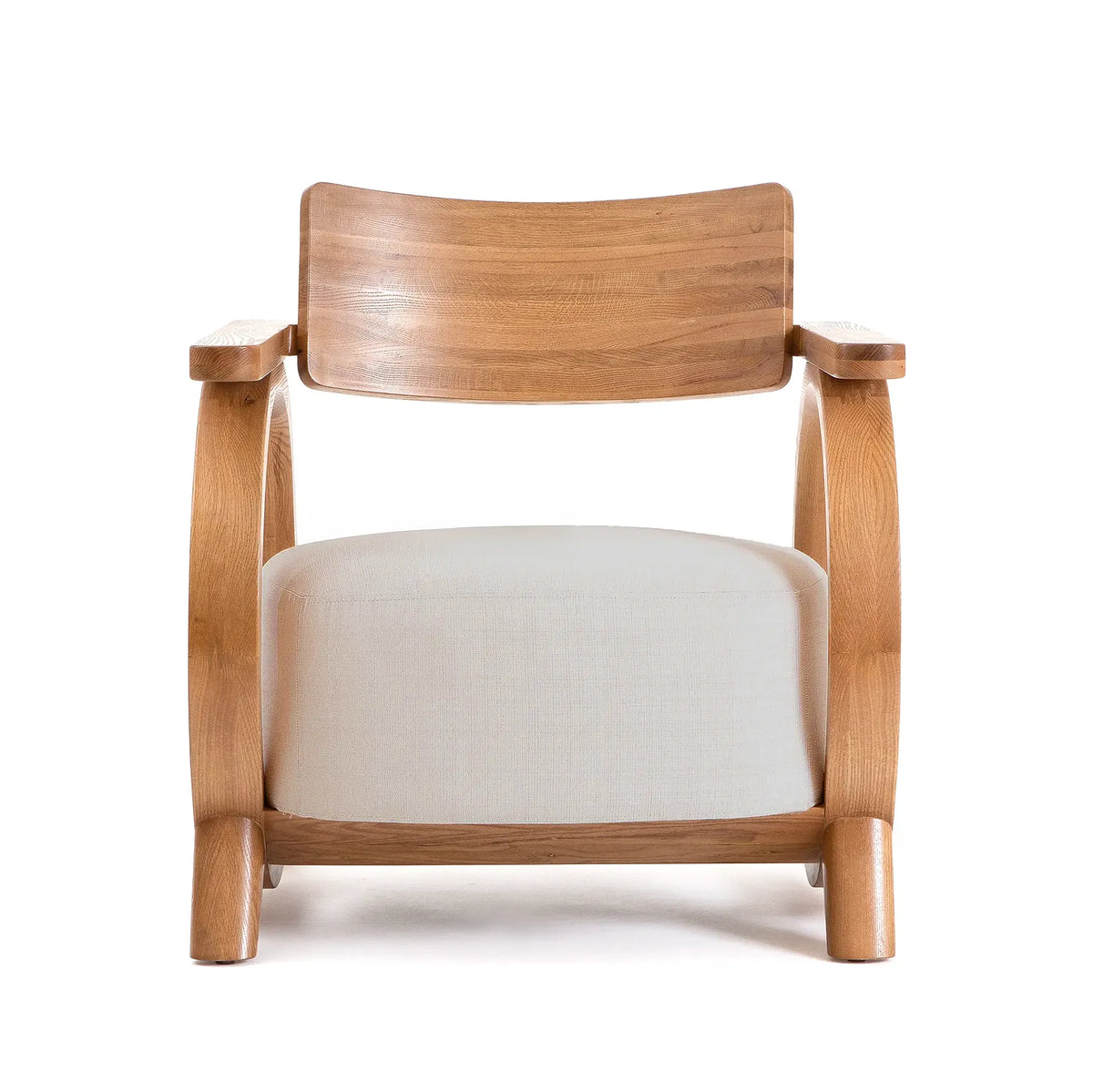 El Tiempo Lounge Chair – Sculpted Solid Oak Lounge Seating
