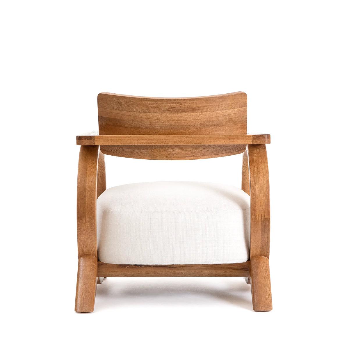 El Tiempo Lounge Chair – Sculpted Solid Oak Lounge Seating