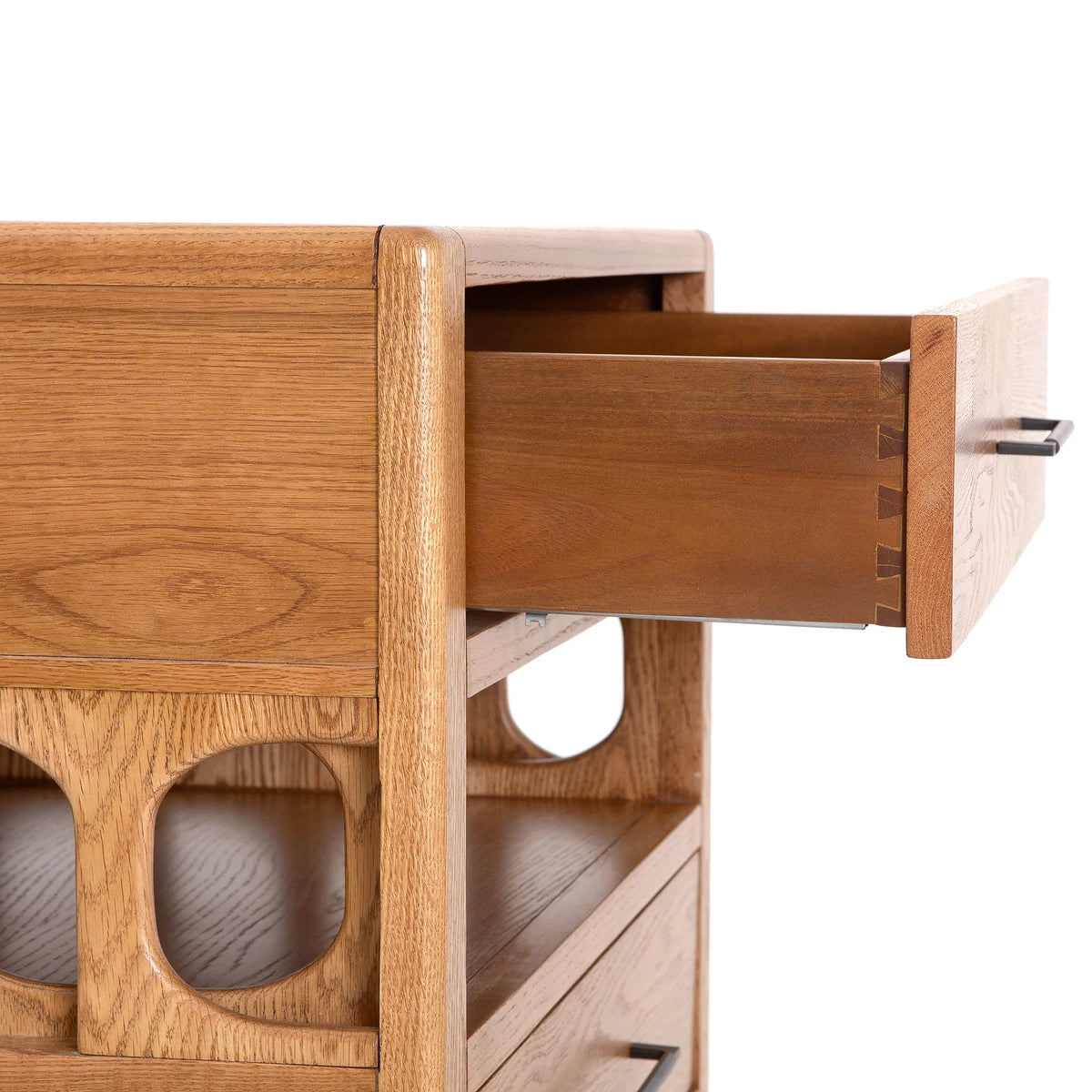 NOR Double Nightstand – Solid Oak