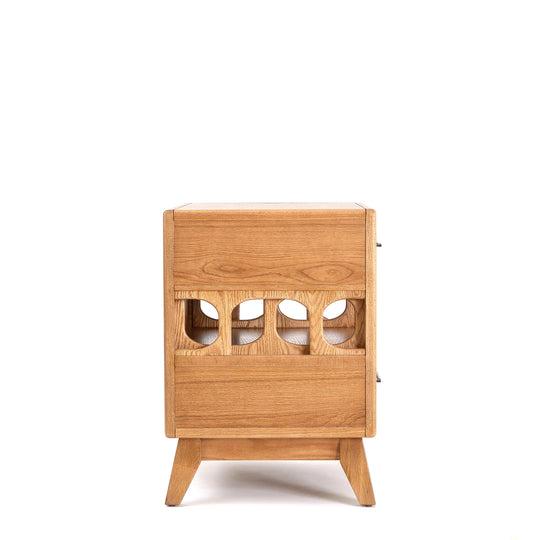 NOR Double Nightstand – Solid Oak