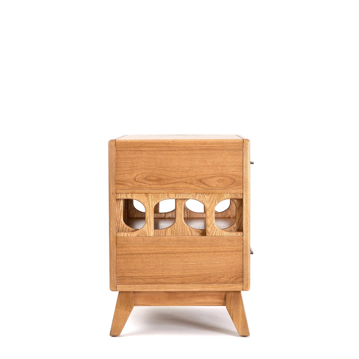 NOR Double Nightstand – Solid Oak