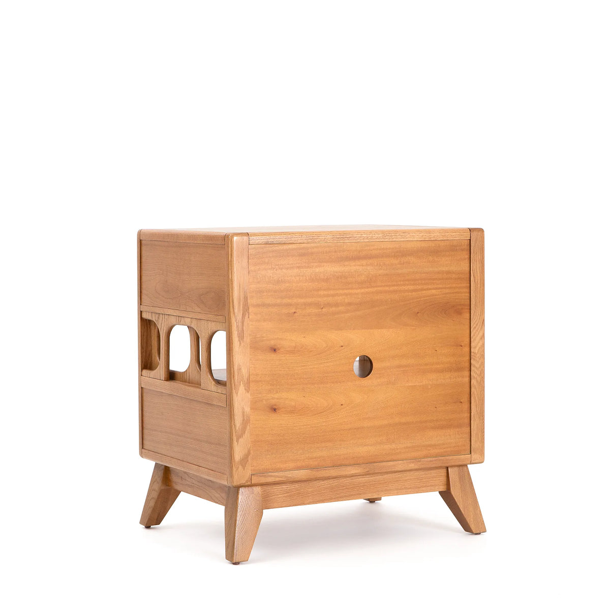 NOR Double Nightstand – Solid Oak