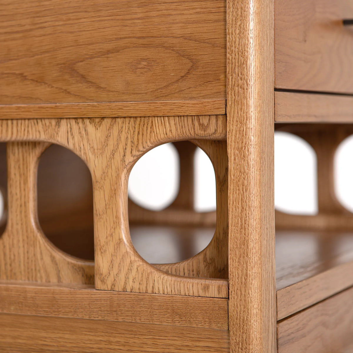 NOR Double Nightstand – Solid Oak