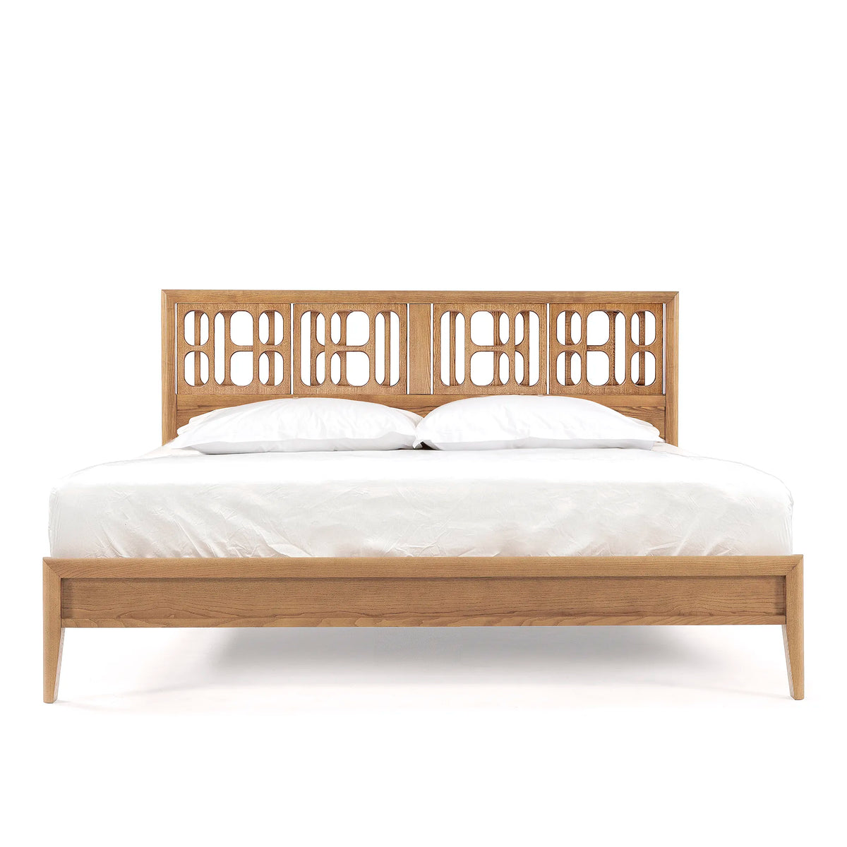 NOR Bed – Low Footboard – Solid Oak