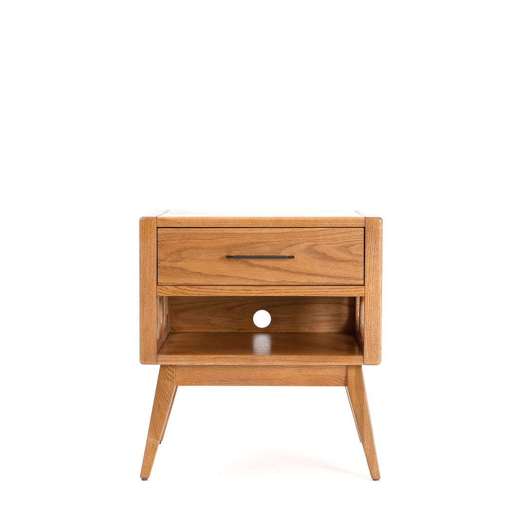 NOR Nightstand – Solid Oak
