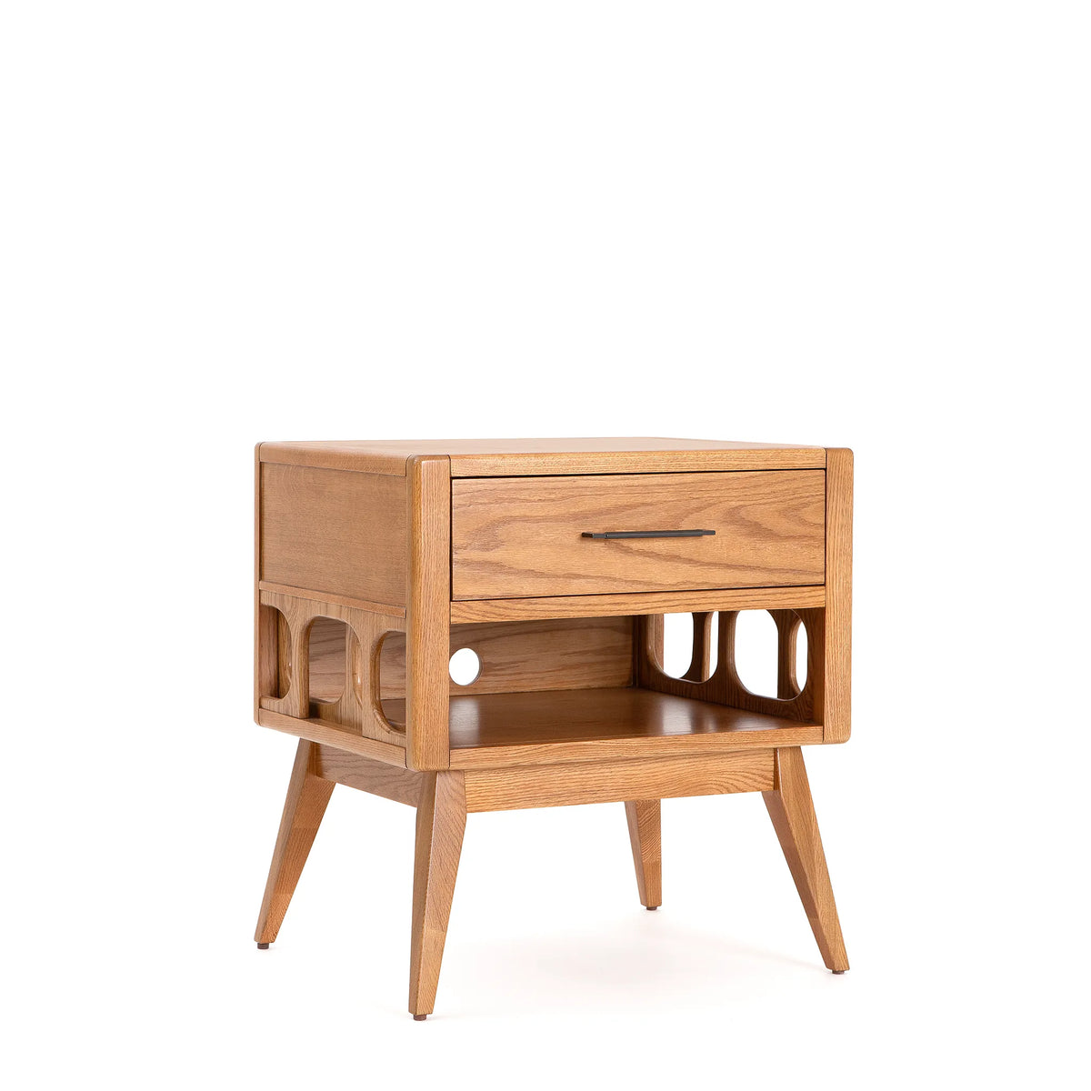 NOR Nightstand – Solid Oak
