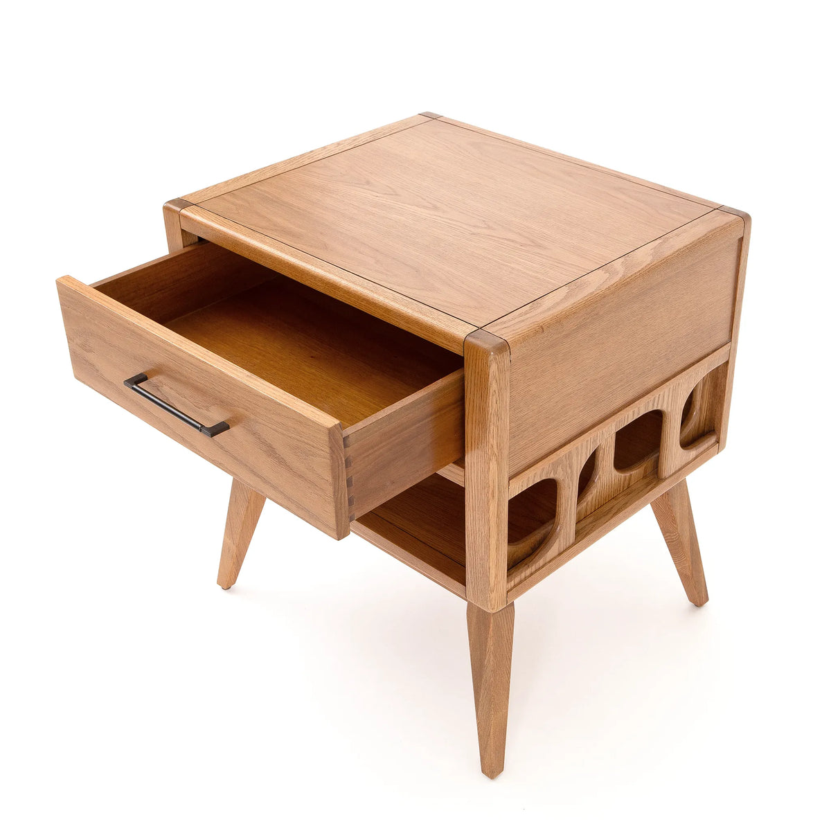NOR Nightstand – Solid Oak