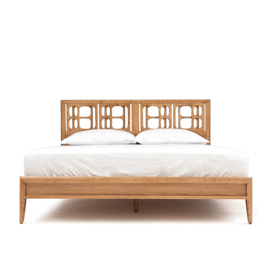 NOR Bed – Low Footboard – Solid Oak