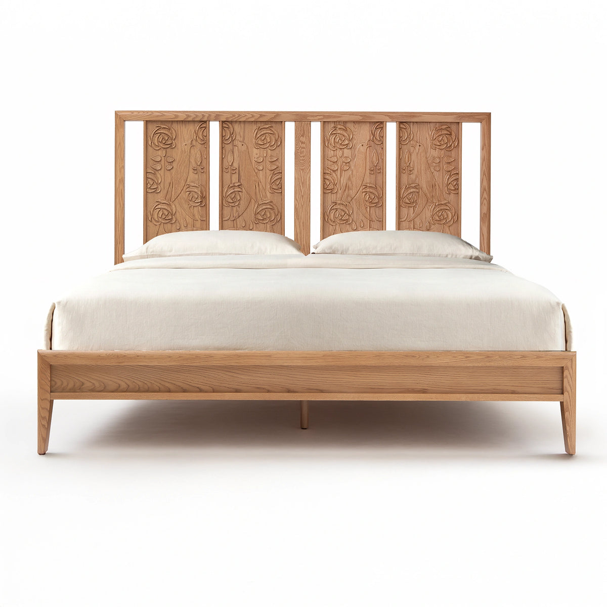 Paloma Bed – Solid Oak