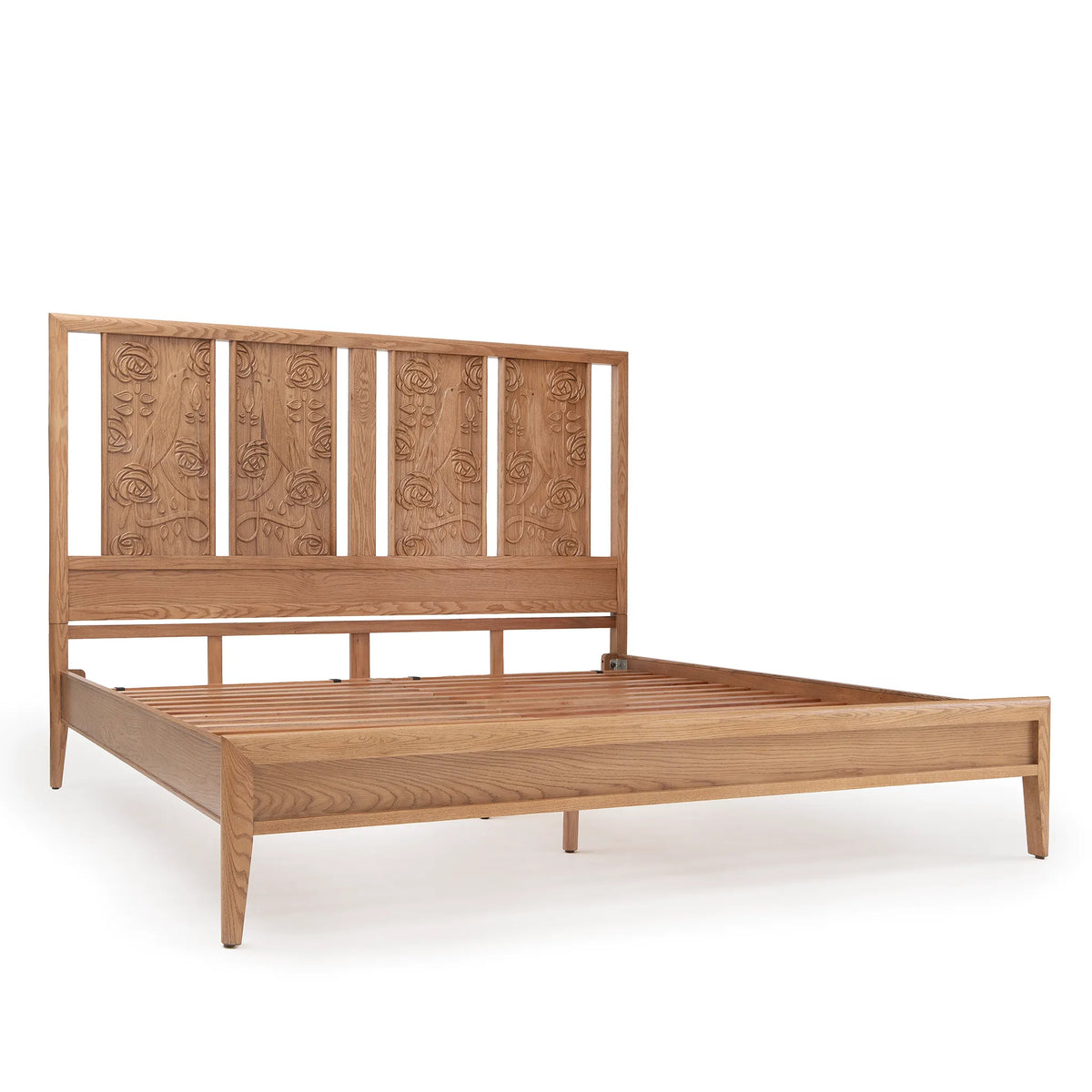 Paloma Bed – Solid Oak
