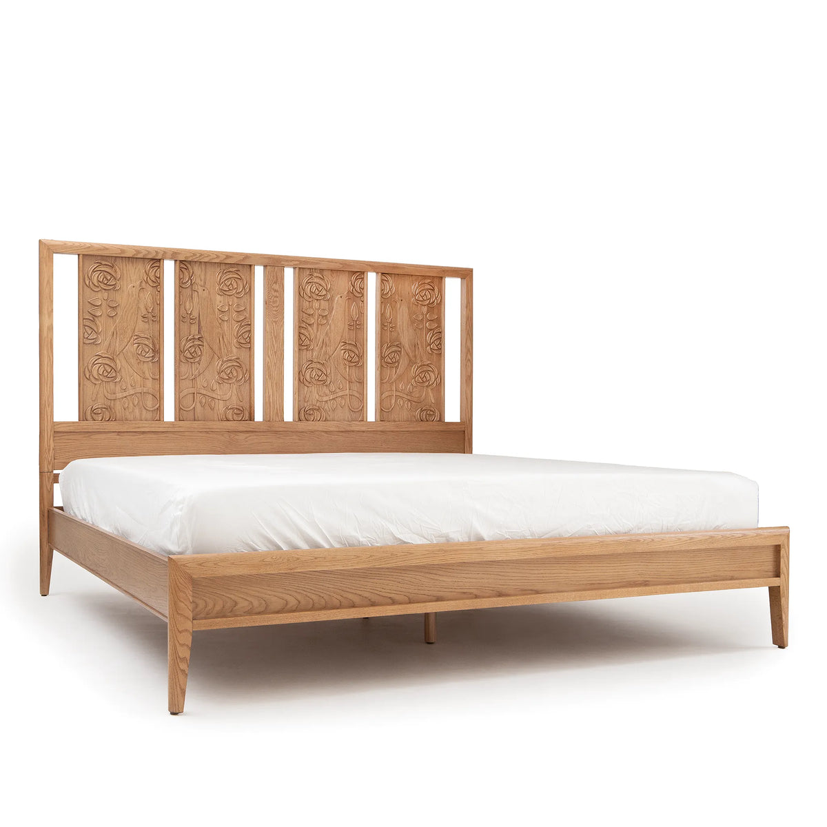 Paloma Bed – Solid Oak