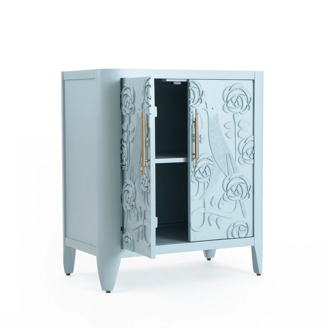 Paloma Chest – Solid Oak in Maya Mist