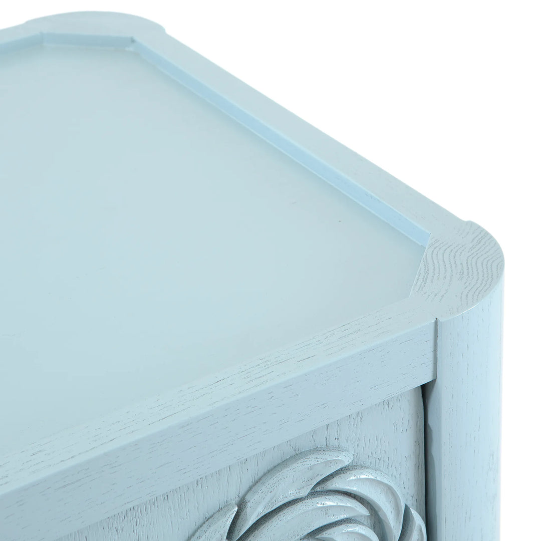 Paloma Chest – Solid Oak in Maya Mist