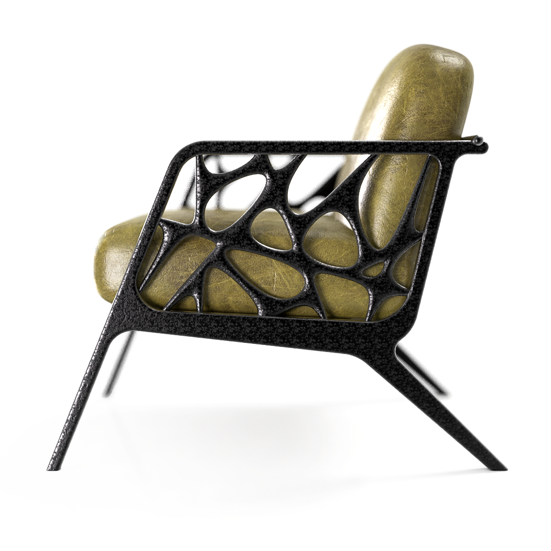ARP Cast Aluminum Lounge Chair