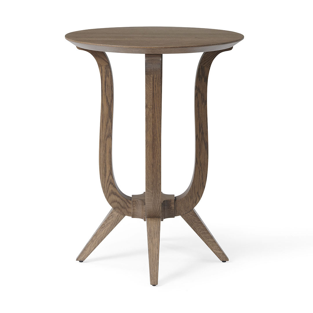 Imperial Deco Modern solid White Oak End Table