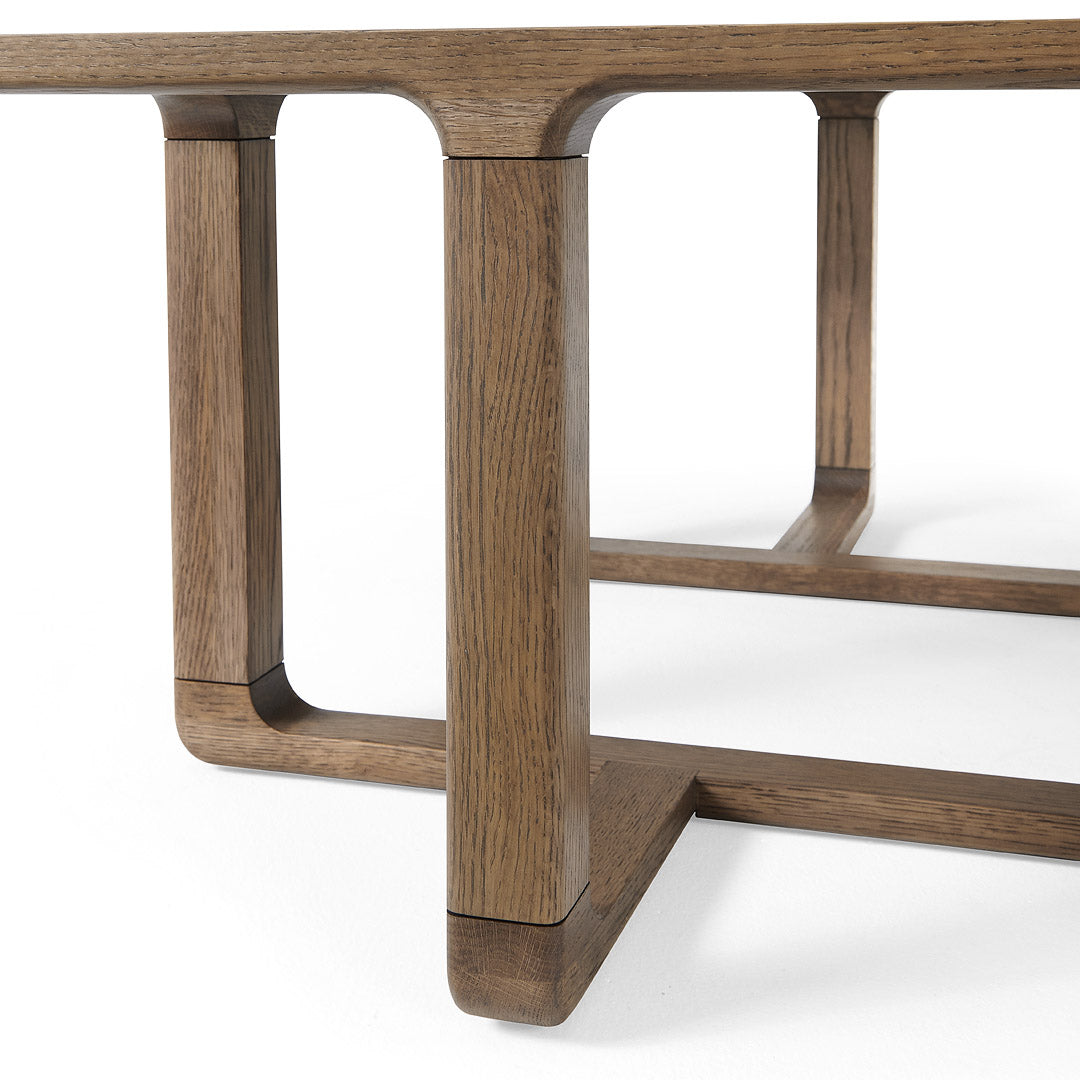 NOR modern Solid white oak coffee table